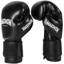 Luva boxe muay thai kickboxing profissional pro series maximum - preto