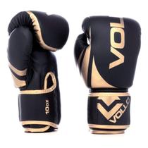 Luva Boxe Muay Thai Kickboxing Vollo Preta