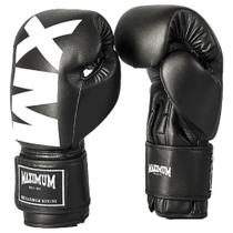 Luva Boxe Muay Thai Maximum Mxm Black Power Face