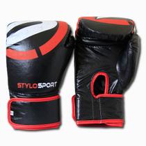 Luva boxe/ muay thai stylo 10oz vermelha - STYLO SPORT