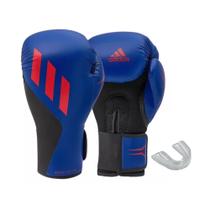 Luva boxe speed tilt tg 150 14oz azul + protetor bucal - MKS