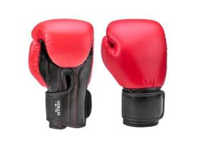 Luva Boxe Training - Tamanho Vermelha e Preta (12oz) Vollo Sports