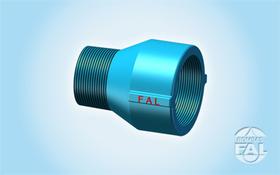 luva c/ redução ferro 2x 1 luva c/ redução ferro 2x 1