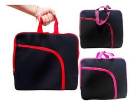 Luva Capa Case Estojo Pasta Com Bolso Alça Notebook 14 Poleg