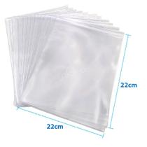 Luva Capa Plástica Protetora 22x22cm para Cadernos e Agendas