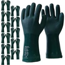 Luva Carboflex PVC Palma Áspera 36 CM com 12 Pares CARBOGRAFITE Luva Carboflex PVC Palma Áspera 36 CM com 12 Pares CARBOGRAFITE