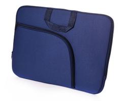 Luva case capa para notebook com bolso e alça 14" cor azul - Taber