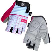 Luva Ciclismo Absolute Feminina Outfit Mia Azul/Rosa P