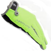 Luva Ciclismo Absolute Outfit Nero Dl Verde Neon/Cinza GGG