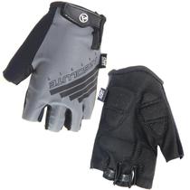 Luva Ciclismo Absolute Outfit Wild Meio Dedo Cinza/ Preto GG