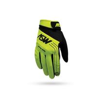 Luva Ciclismo Bike Asw Active Amarelo Fluo Preta