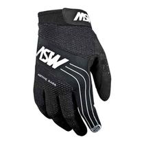Luva Ciclismo Bike Asw Active Preta Branca