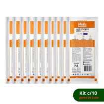 Luva Cirúrgica Com Pó Tamanho 7,0 Medix - Kit com 10 pares