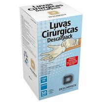Luva cirurgica em policloropreno 7,0 descarpack kit com 10 pares