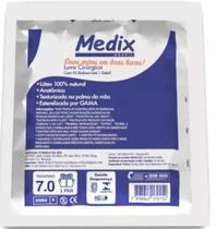 Luva cirurgica latex c/po tam 7.0 par - medix