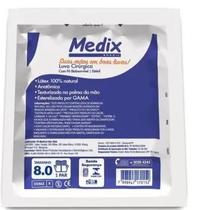 Luva cirurgica latex c/po tam 8.0 par 5930 -medix