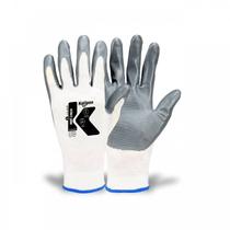 Luva com Banho Nitrílica Nbr Cinza CA 15271 Kalipso