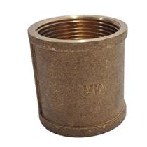 Luva Com Rosca de 1.1/2" Conexão em Latão Amarela