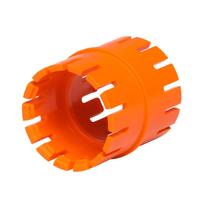 Luva Corrugado Reforcado Laranja Krona