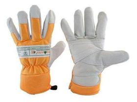 Luva couro vaqueta / nylon florestal tam 9 - TECMATER