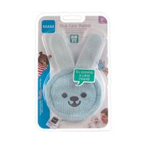 Luva Cuidado Oral Care Rabbit Azul MAM