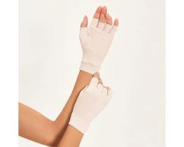 Luva Curta Anti-Aging com Proteção Solar UV.LINE