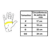 Luva Curta Proteção Solar Fpu50+ Uv Antiderrapante