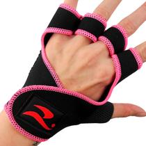Luva de Academia Treino Protetor de Palma Neoprene Supergrip Rosa Luva de Academia Treino Protetor de Palma Neoprene Supergrip Rosa