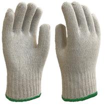 Luva de Algodão 3 Fios Tricotada Bege 1030s CA 42425 LDI Safety