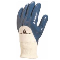 Luva de Algodão com Revestimento 3/4 de Borracha Nitrílico 260mm Deltaplus NI15010