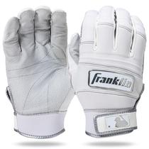 Luva de beisebol Franklin Sports MLB A L branca/cromada Luva de beisebol Franklin Sports MLB A L branca/cromada