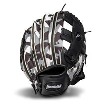 Luva de beisebol Franklin Sports RTP Youth 9.5 preta/branca
