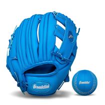 Luva de beisebol Franklin Sports RTP Youth Teeball 9.5 azul Luva de beisebol Franklin Sports RTP Youth Teeball 9.5 azul