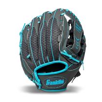 Luva de beisebol Franklin Sports Shok Sorb Graphite Blue 10.5