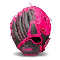 Luva de Beisebol Infantil Franklin Sports RTP Tee Ball Rosa - Tamanho 10.5