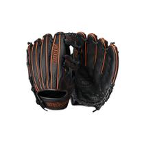 Luva de beisebol Wilson A1000 1787 Infield 11.75" preta/laranja
