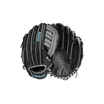 Luva de beisebol WILSON A500 Utility Youth 12,5” preta/cinza/azul Luva de beisebol WILSON A500 Utility Youth 12,5” preta/cinza/azul