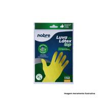 Luva de borracha/latex Top "P" amarela CA 41506 - Nobre