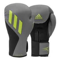 Luva de Boxe adidas em PU Speed TILT 150 Cinza e Amarelo Neon