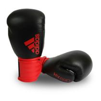 Luva de Boxe Adidas Hybrid 100 Preto/Vermelho