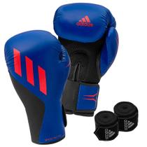 Luva de Boxe adidas Speed TILT 150 e Bandagem 2,55m e Bucal Simples Luva de Boxe adidas Speed TILT 150 e Bandagem 2,55m e Bucal Simples