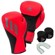 Luva de Boxe adidas Speed TILT 150 e Bandagem 2,55m e Bucal Simples