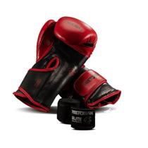 Luva de Boxe e Muay Thai Elite Pretorian + 1 Par de Bangadens 3.5 Metros