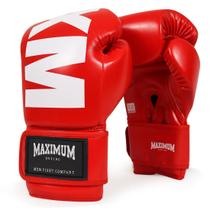 Luva De Boxe E Muay Thai Mxm Vermelho Tam 10 Oz - Maximum Boxing