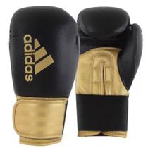 LUVA DE BOXE HYBRID 100 PRETA E DOURADA - 16oz