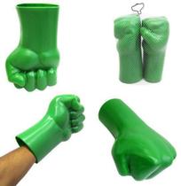 luva de boxe infantil de plastico verde com 2 pecas 27,5X18cm na rede - TOYMASTER