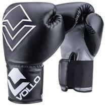 Luva de Boxe Iniciante 12Oz Adulto Preta Vollo Luva de Boxe Iniciante 12Oz Adulto Preta Vollo