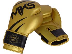 Luva de Boxe MKS Champions V3 Dourada/Preto
