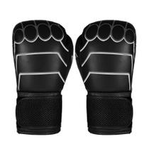 Luva de Boxe MKS Combat Infantil Hero Preta 8 Oz Luva de Boxe MKS Combat Infantil Hero Preta 8 Oz
