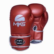 Luva de Boxe MKS Energy V2 Metalic Red
